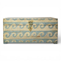 Hand Painted Vintage Chest Trunk Box