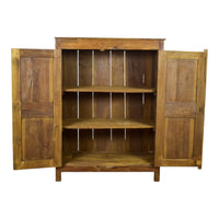 Vintage Rustic Wooden Cupboard Cabinet