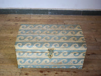 Hand Painted Vintage Chest Trunk Box