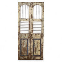 Pair of Antique Vintage Indian Doors Shutters