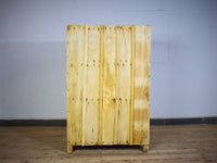 Vintage Bleached Rustic Kitchen Cupboard Cabinet