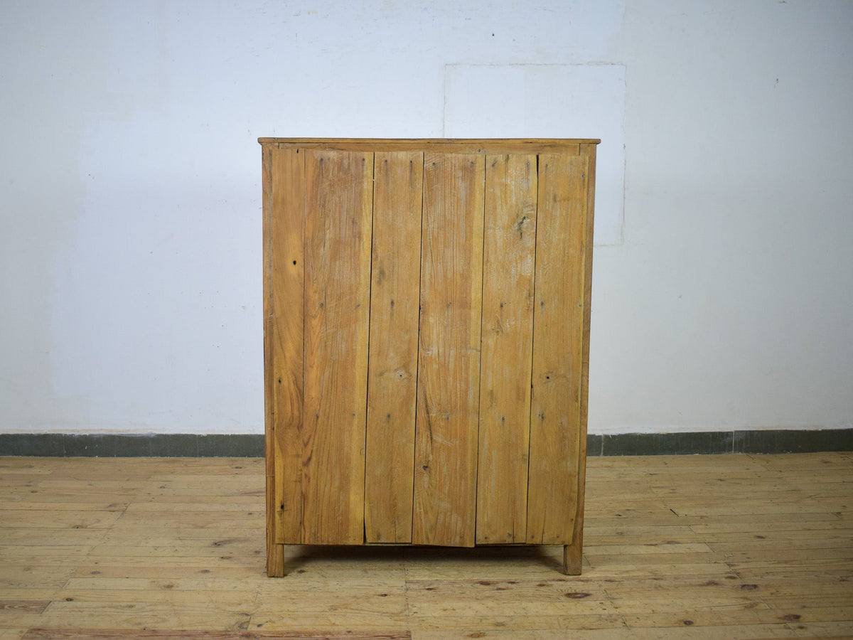 Vintage Rustic Wooden Cupboard Cabinet