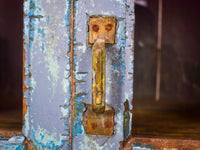 Vintage Worn Painted Rustic Cupboard Cabinet