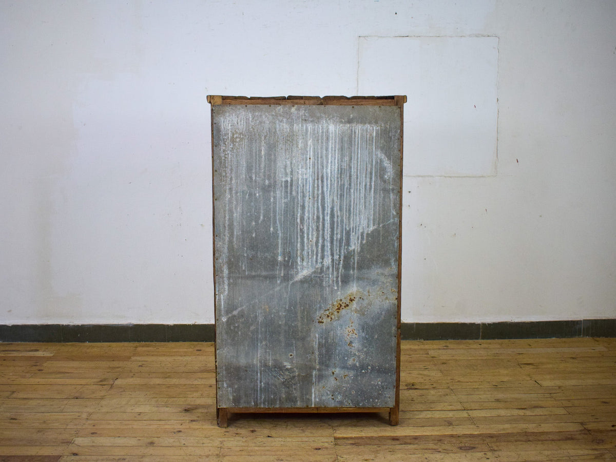 Vintage Hand-Painted Cupboard Cabinet