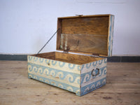 Hand Painted Vintage Chest Trunk Box
