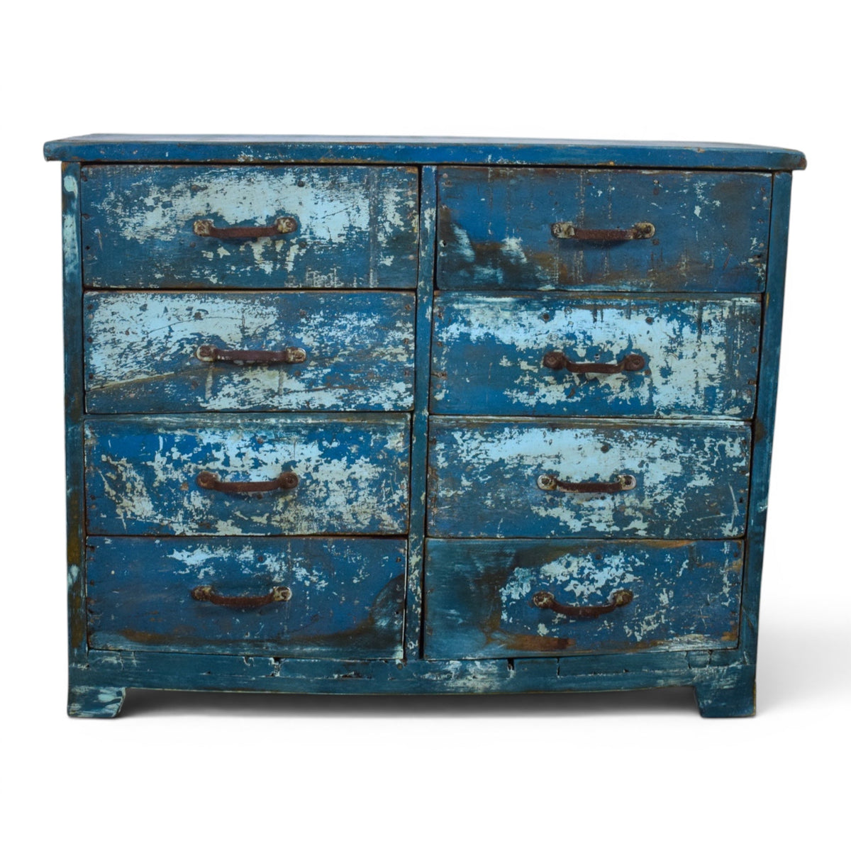 Small Vintage Rustic Worn Chest of drawers