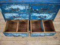 Small Vintage Rustic Worn Chest of drawers