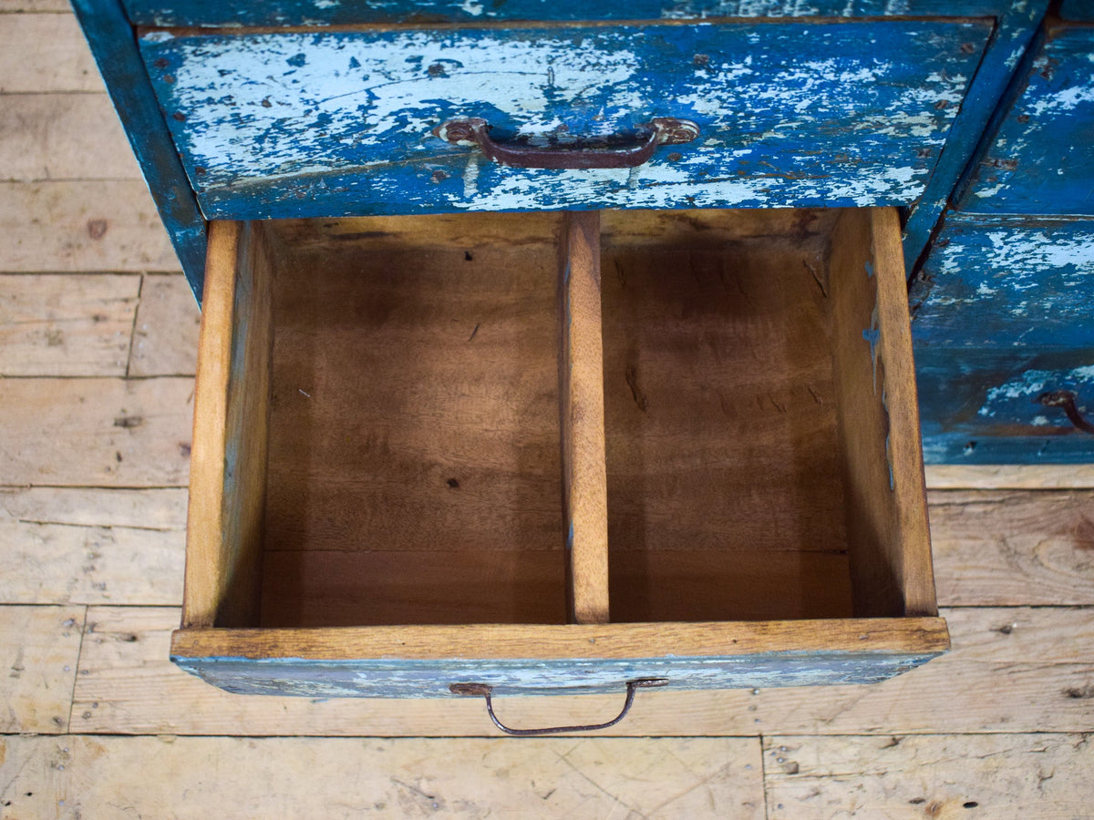 Small Vintage Rustic Worn Chest of drawers