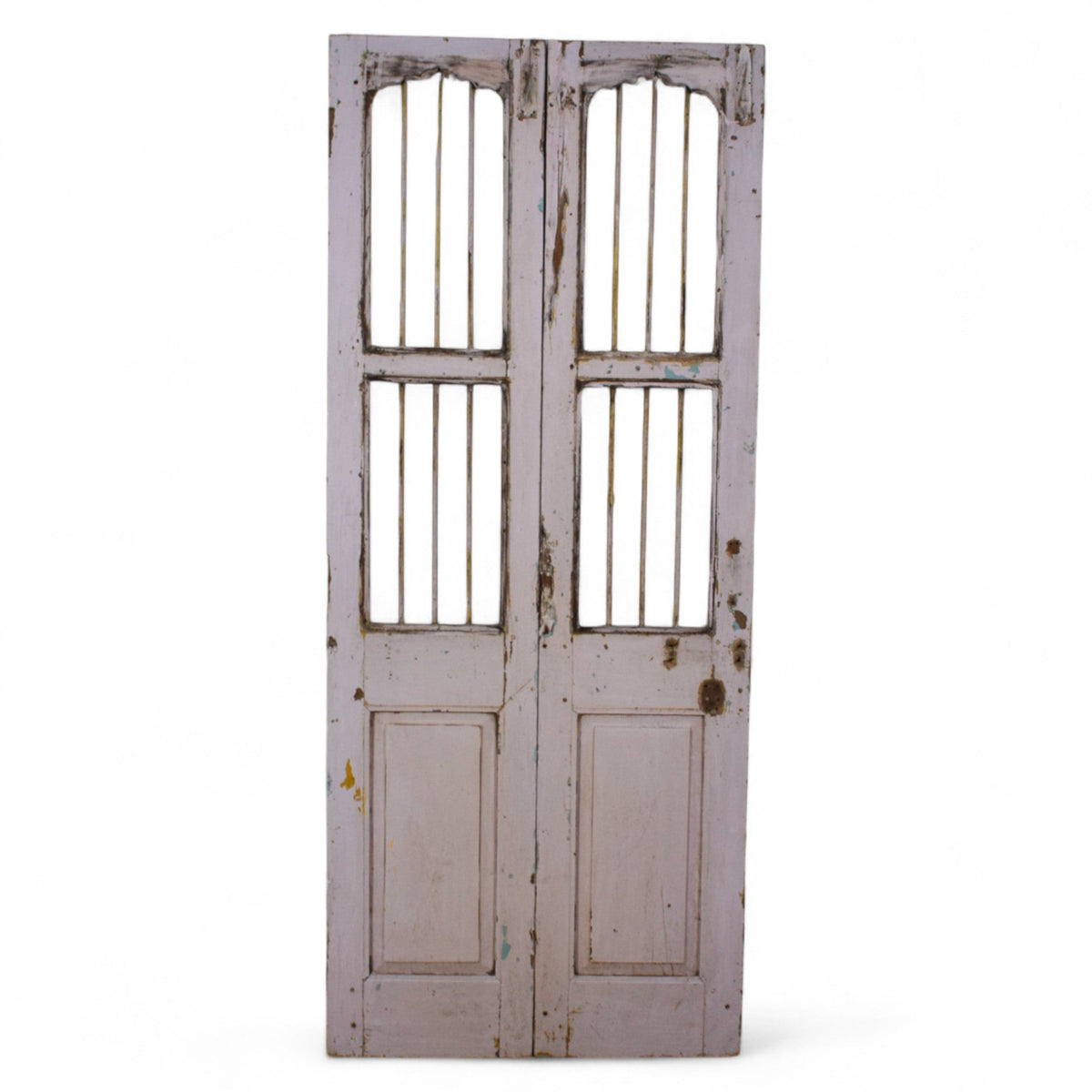 Pair of Antique Vintage Indian Doors Shutters