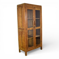 Vintage Wooden Rustic Cupboard Cabinet
