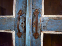 Vintage Worn Painted Rustic Cupboard Cabinet