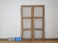 Pair of Antique Vintage Indian Doors Shutters