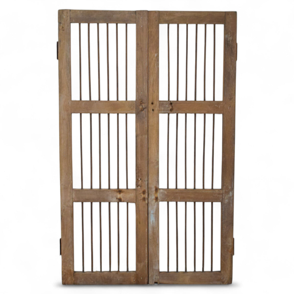 Pair of Antique Vintage Indian Doors Shutters