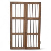 Pair of Antique Vintage Indian Doors Shutters