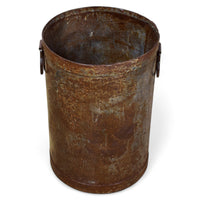 Vintage Rustic Metal Planter