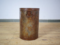 Vintage Rustic Metal Planter