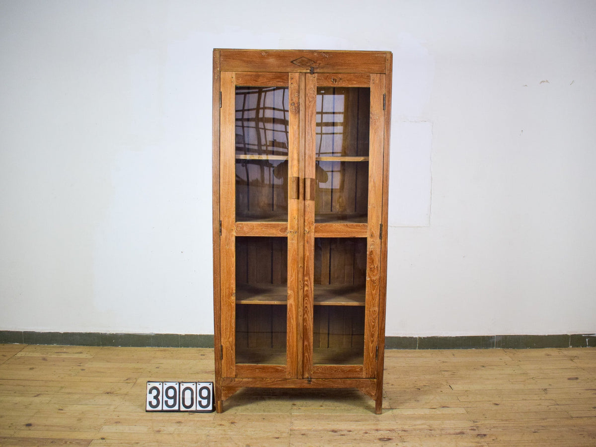 Vintage Wooden Rustic Cupboard Cabinet