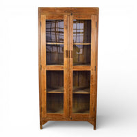 Vintage Wooden Rustic Cupboard Cabinet