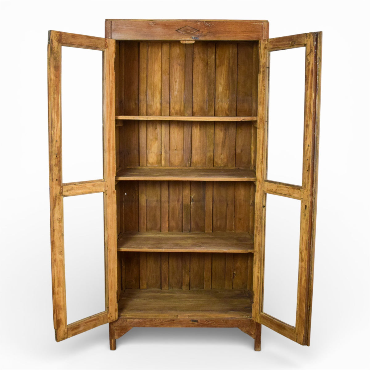 Vintage Wooden Rustic Cupboard Cabinet