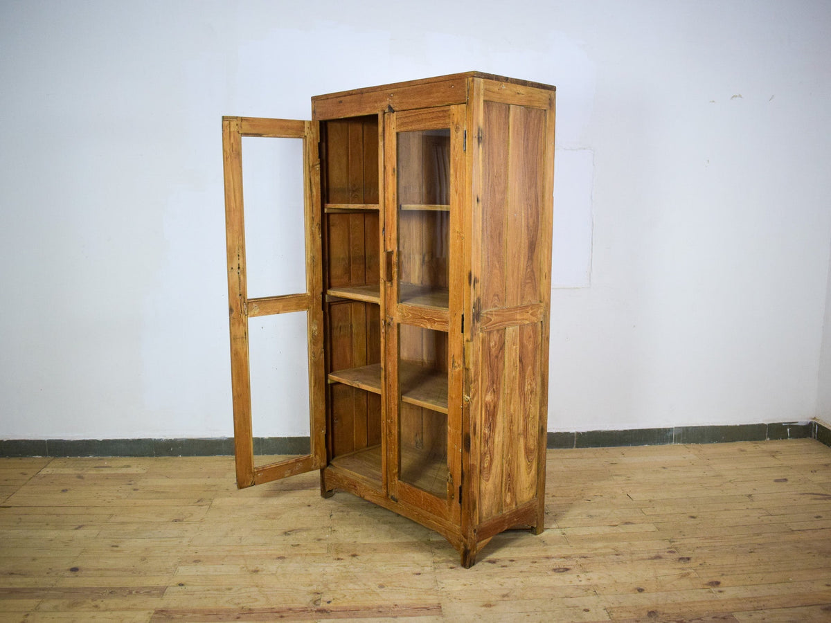 Vintage Wooden Rustic Cupboard Cabinet