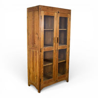 Vintage Wooden Rustic Cupboard Cabinet