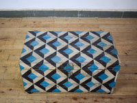 Hand Painted Vintage Chest Trunk Box
