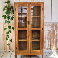 Vintage Wooden Rustic Cupboard Cabinet