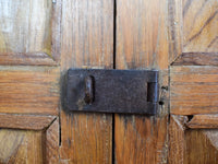 Vintage Rustic Teak Wood Cupboard Cabinet Storage