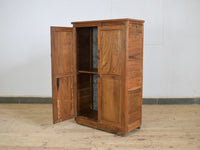Vintage Rustic Teak Wood Cupboard Cabinet Storage