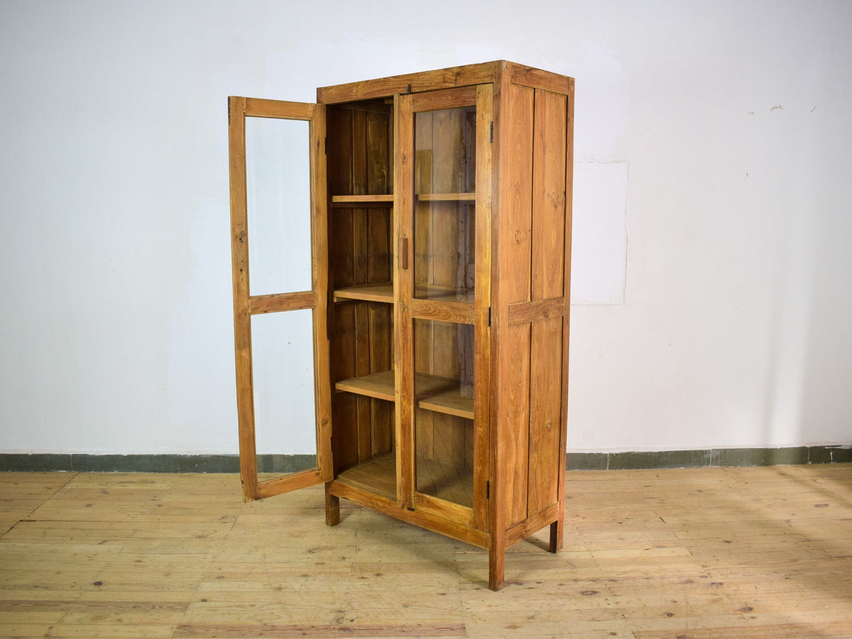 Vintage Wooden Rustic Cupboard Cabinet