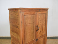 Vintage Rustic Teak Wood Cupboard Cabinet Storage