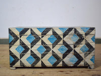 Hand Painted Vintage Chest Trunk Box