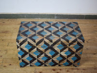 Hand Painted Vintage Chest Trunk Box