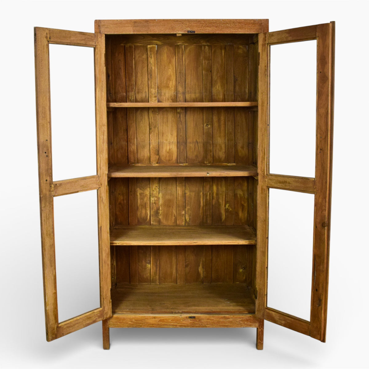 Vintage Wooden Rustic Cupboard Cabinet