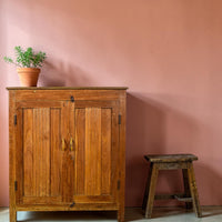 Vintage Wooden Rustic Cupboard Cabinet