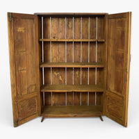 Vintage Wooden Rustic Cupboard Cabinet