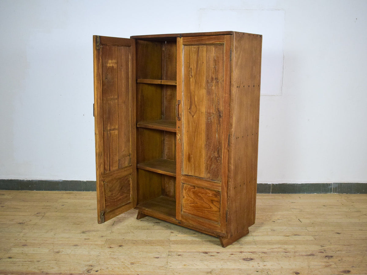 Vintage Wooden Rustic Cupboard Cabinet