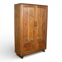 Vintage Wooden Rustic Cupboard Cabinet