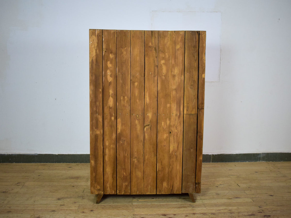 Vintage Wooden Rustic Cupboard Cabinet