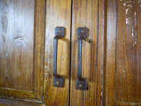 Vintage Rustic Hard Wood Fitted Interior Cupboard Cabinet