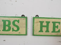 Hand Painted Vintage Design Wooden 'HERBS' Sign - SMALL 36 cm