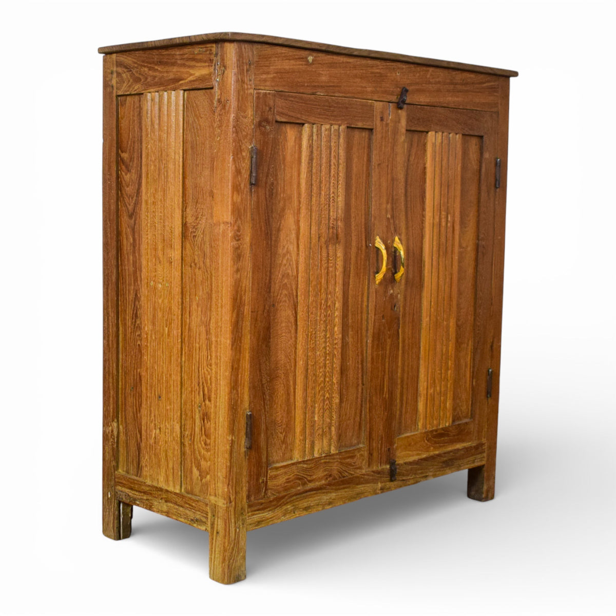 Vintage Wooden Rustic Cupboard Cabinet