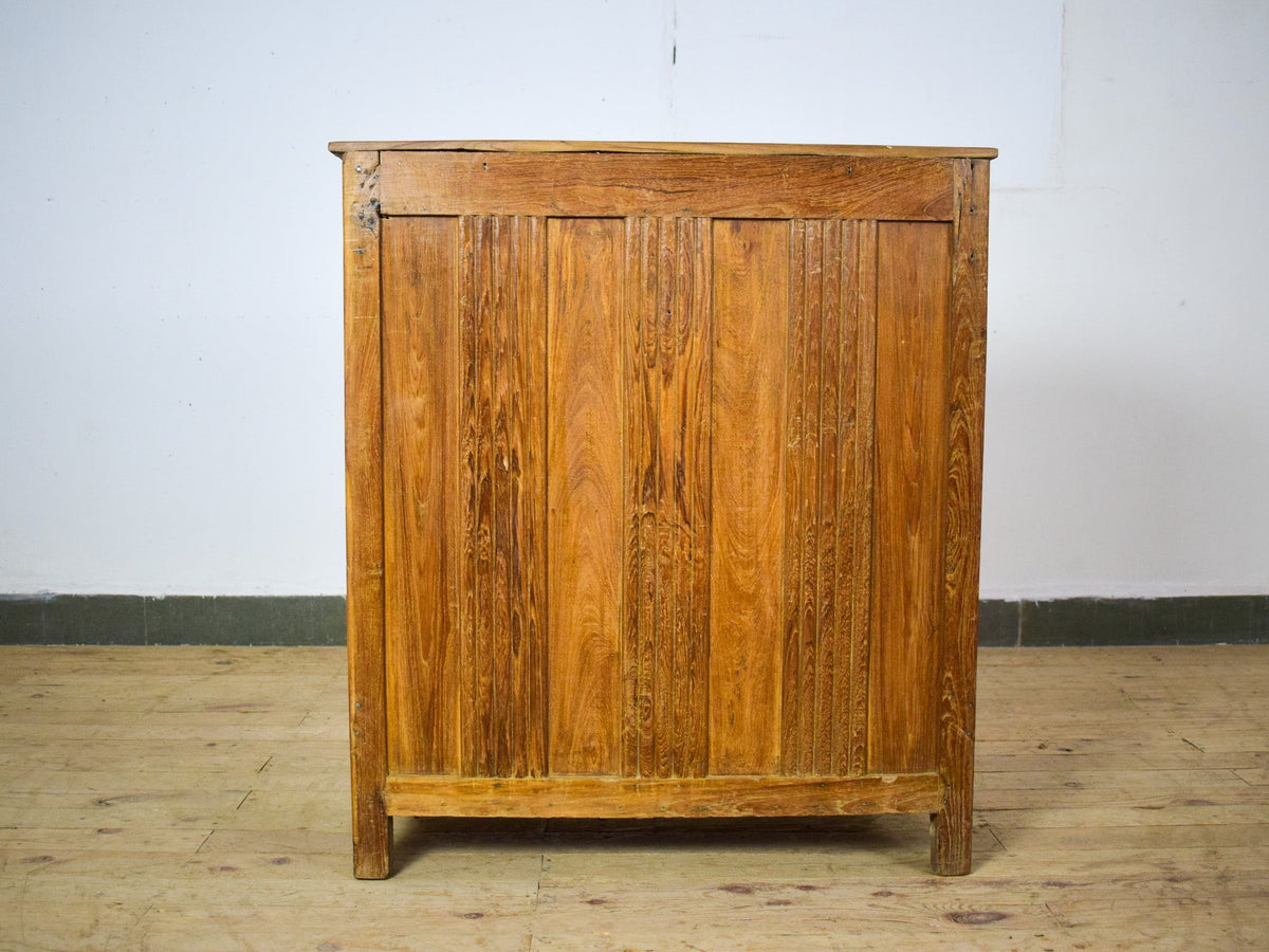 Vintage Wooden Rustic Cupboard Cabinet