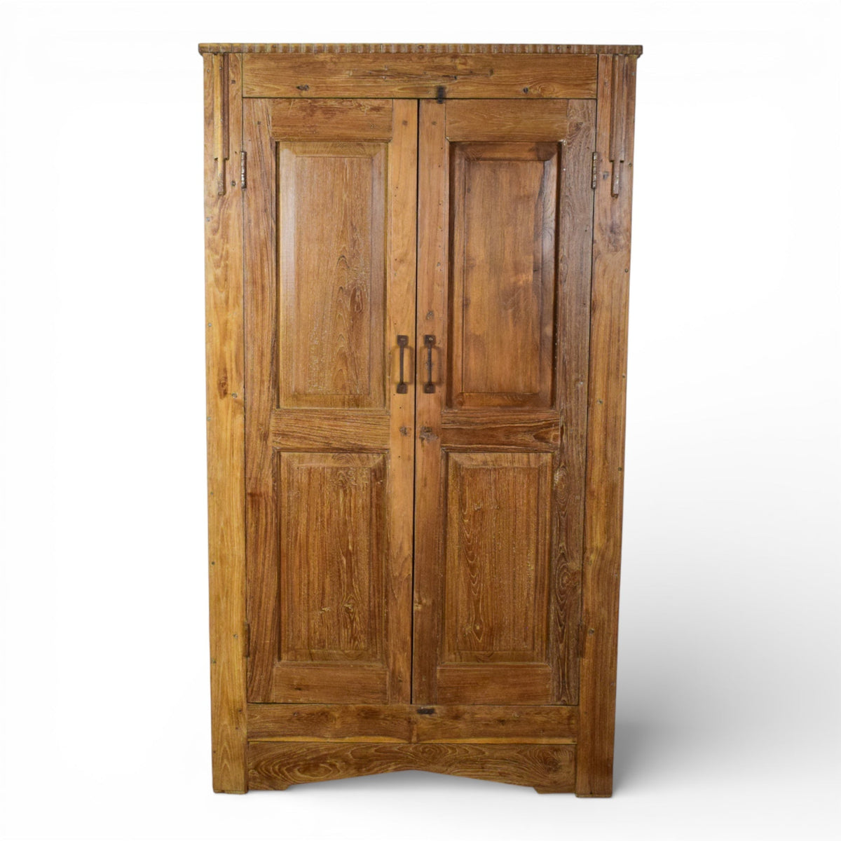Vintage Hard Wood Fitted Interior Cupboard Cabinet Storage