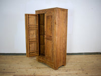 Vintage Hard Wood Fitted Interior Cupboard Cabinet Storage