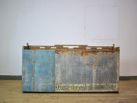 Vintage Worn Painted Rustic Cupboard Cabinet