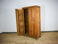 Vintage Rustic Hard Wood Fitted Interior Cupboard Cabinet Storage