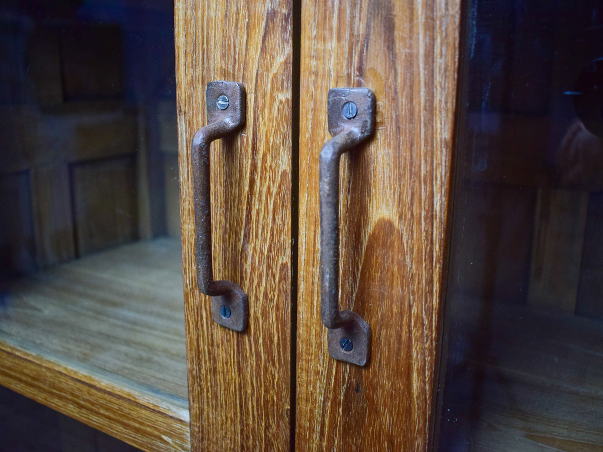 Vintage Wooden Rustic Cupboard Cabinet
