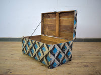 Hand Painted Vintage Chest Trunk Box