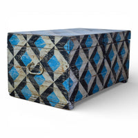 Hand Painted Vintage Chest Trunk Box